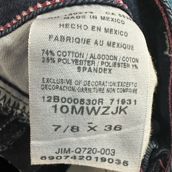 Wrangler western boot cut jeans dark wash EUC like new on trend - Picture 15 of 16